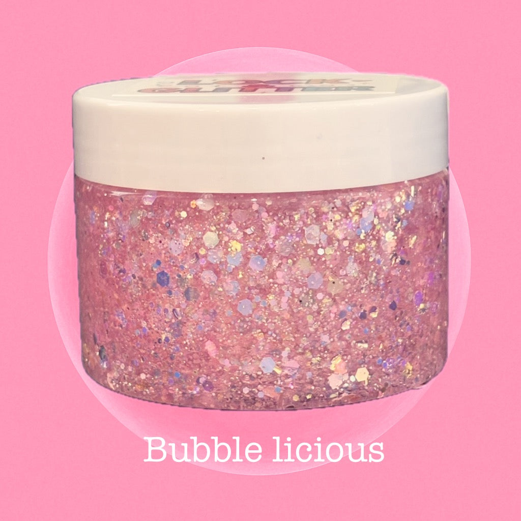 Bubble-Licious Glitter Hair Gel