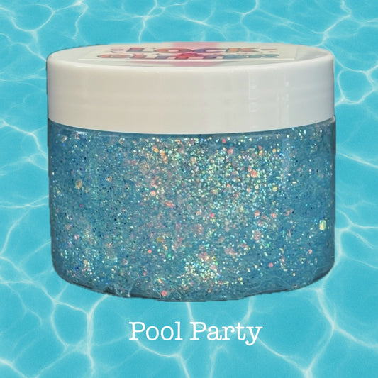Pool Party Glitter Hair Gel